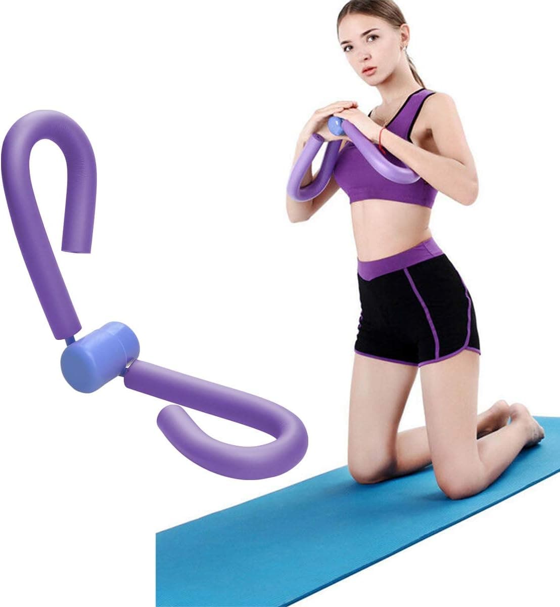 COVVY Thigh Master Thigh Workout Exerciser Thigh Toner Thigh Trimmer Butt/Leg/Arm/Chest Toner, Bodybuilding Fitness Weight Loss Slimming Home Gym Trainer Equipment