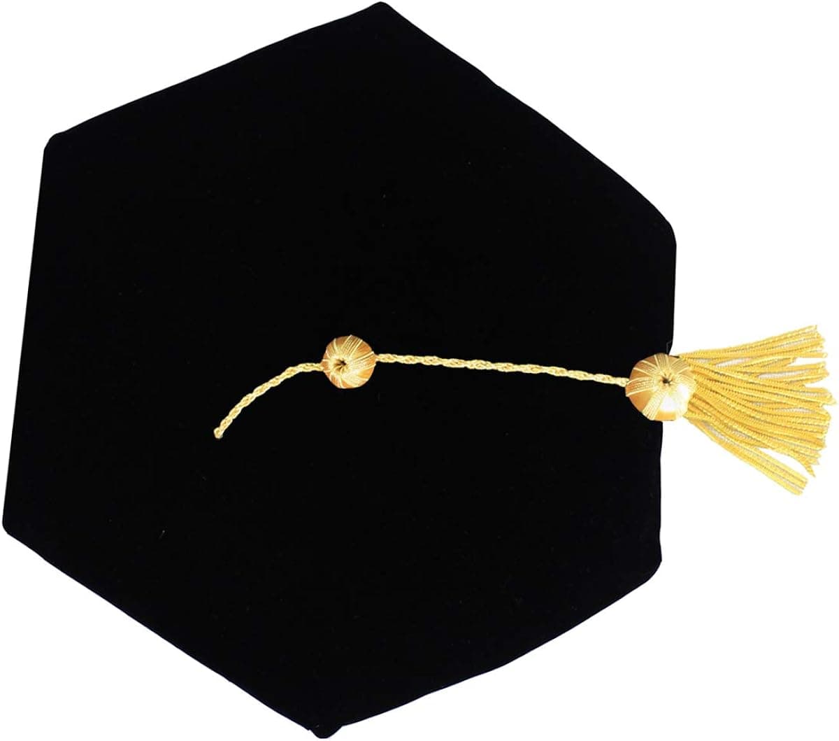 Tnghui Deluxe Doctoral Graduation with Gold Bullion Tassel Traditionally Used for Higher Level Master and Doctorate TNG