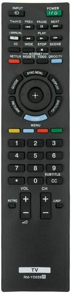 NKF New RM-YD059 Replaced Remote for Sony TV KDL-60NX720 KDL-55HX820 KDL-55NX720