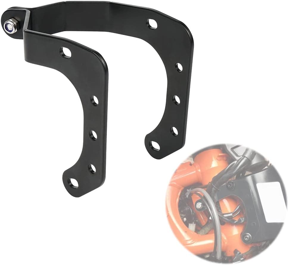 NICECNC Stainless Steel Motorcycle Headlight Reinforcement Bracket Set Neck Brace Neck Protector Compatible with KTM 790 890 Adventure 2018 2019 2020 2021 2022,Durable CNC Machined