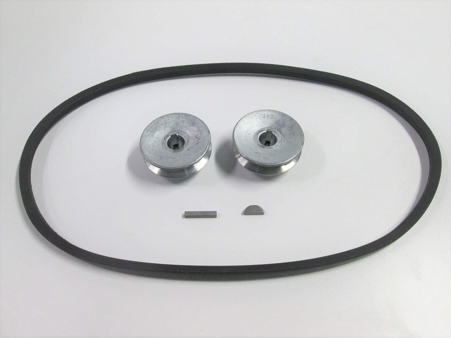 Sears Craftsman 10" Contractor Table Saw V-Belt Kit with 2 1/2" Pulley Set & Keys