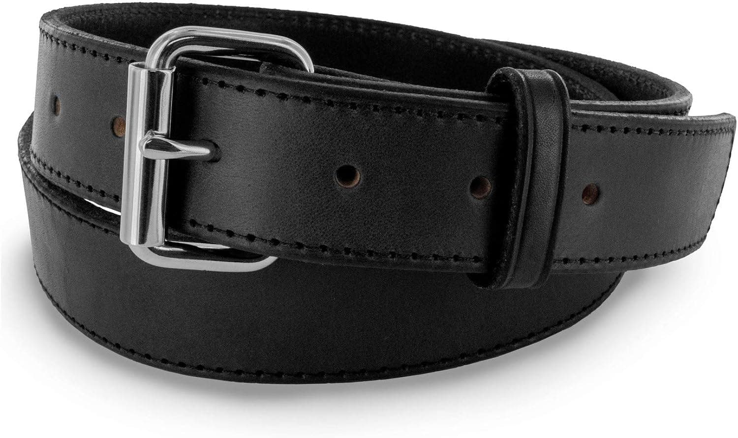 Hanks Stitch Gunner Belts - 1.5" Best Vaue in A Concealed Carry Belt - USA Made 13OZ Leather - 100 Year Warranty