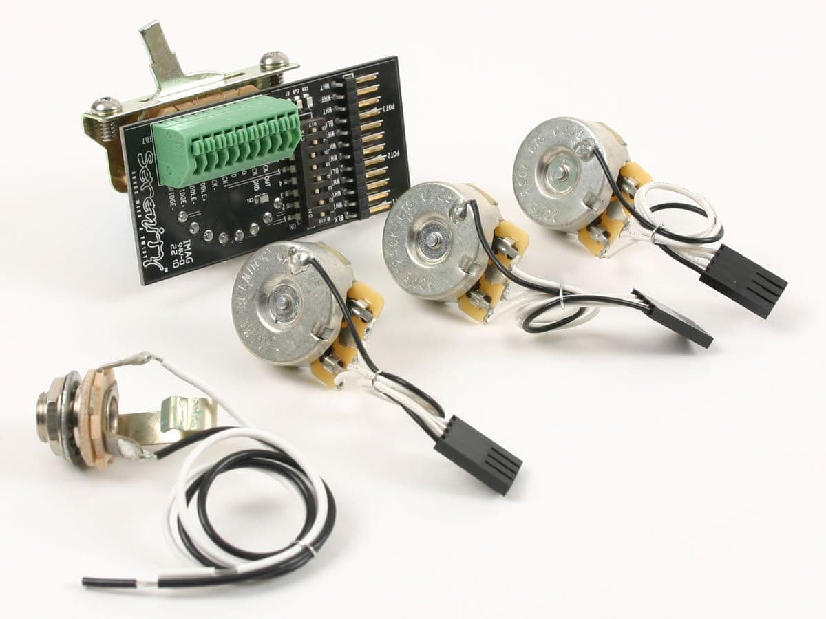 Serenity Wiring Kit, Strat, Volume/Tone/Blender, 250k Short Pots