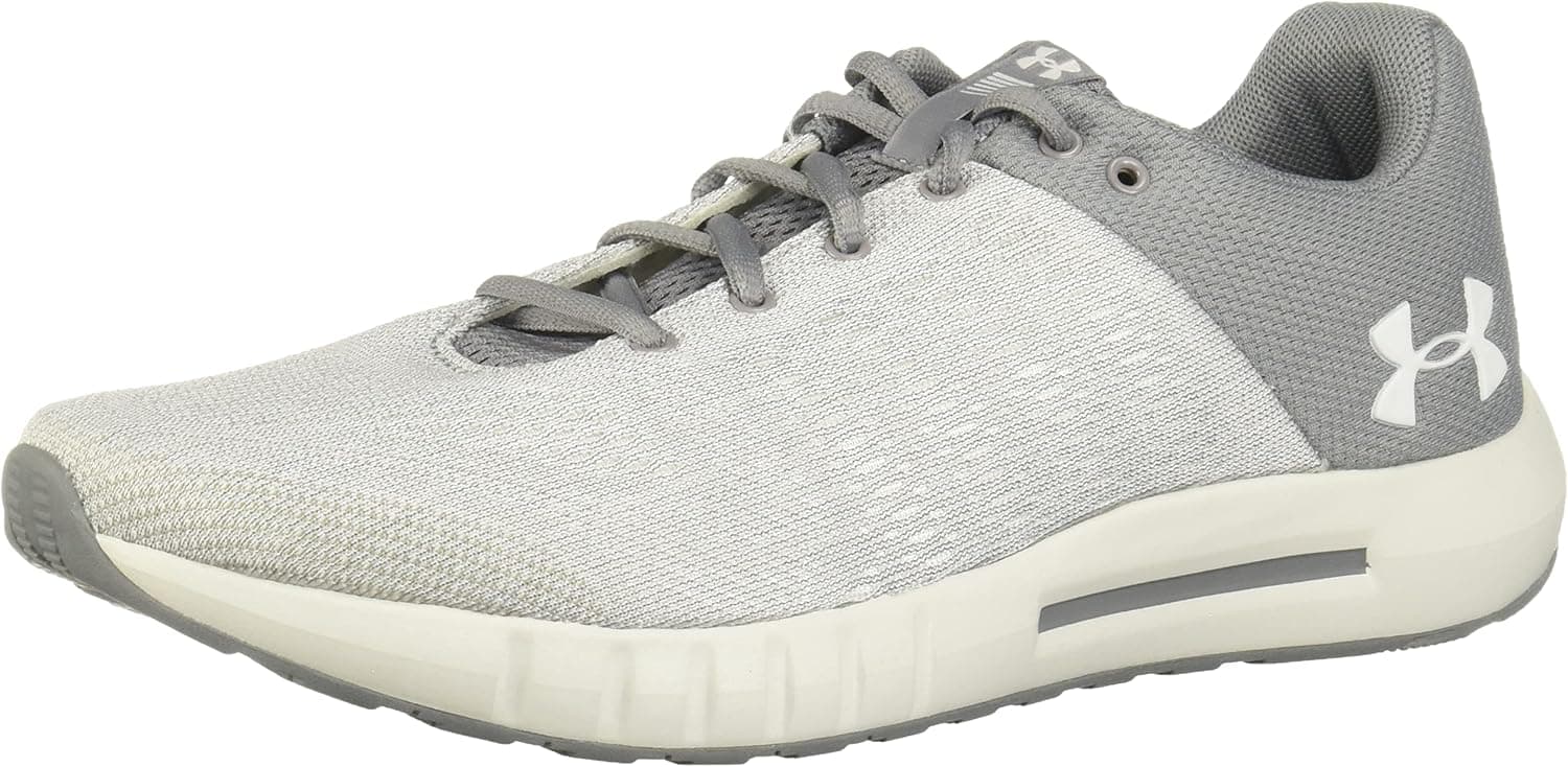 Under Armour Women's Micro G Pursuit Running Shoe, Steel (104)/Elemental, 7