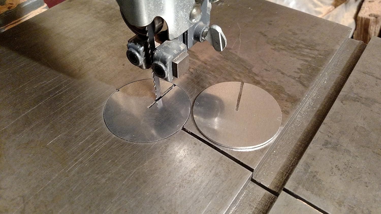 Band Saw Table Inserts Solid Aluminum 2-1/2" X 3/32" 2 Pack Fits DELTA ROCKWELL