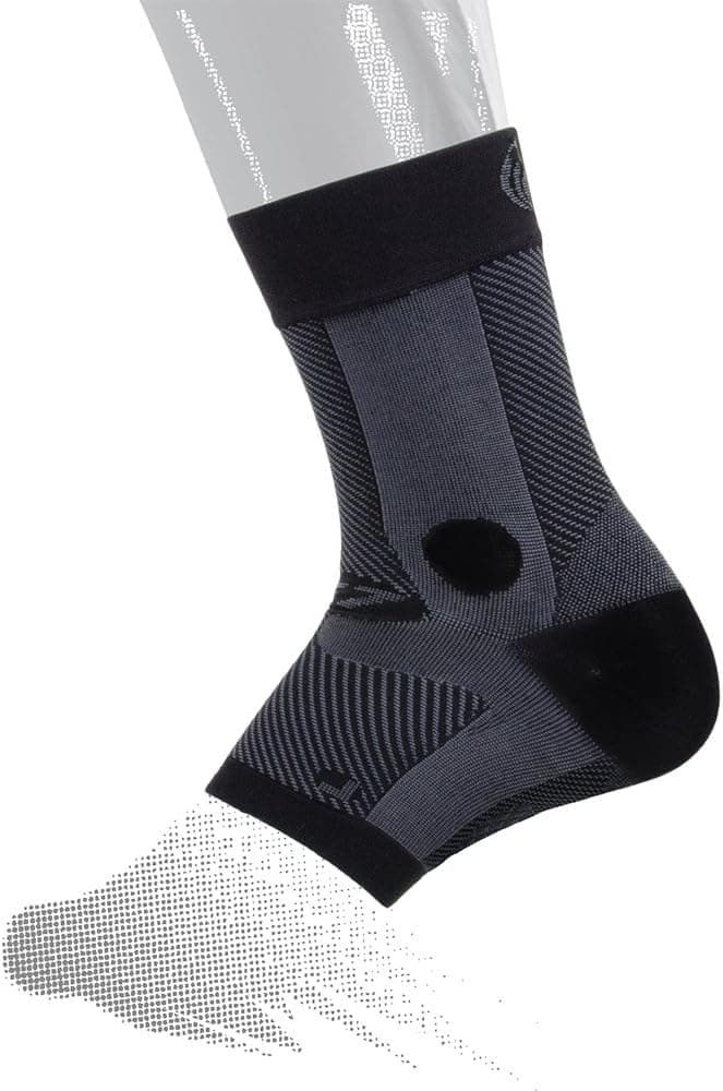 OS1st AF7 Ankle Bracing Sleeve (Single Sleeve) stabilizes weak Ankles, assists with Ankle Instability and Inversion sprains, and relieves Achilles tendonitis