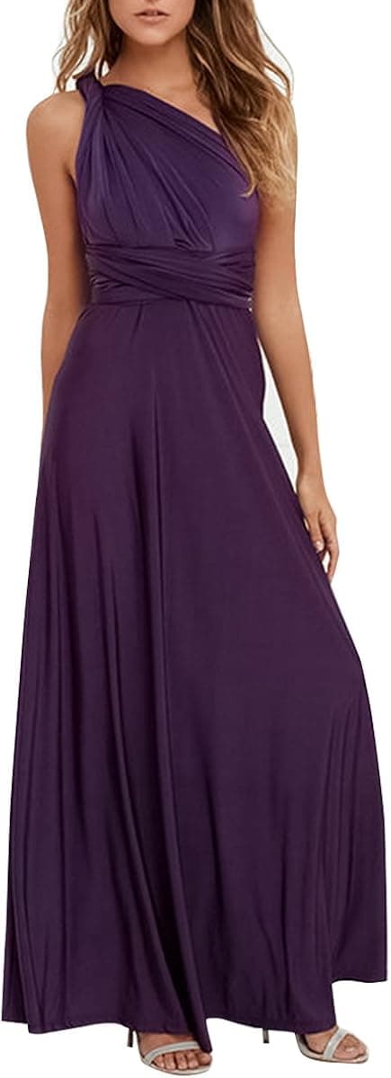 Women Transformer Multi Way Bandage Dress Convertible Bridesmaid Gown