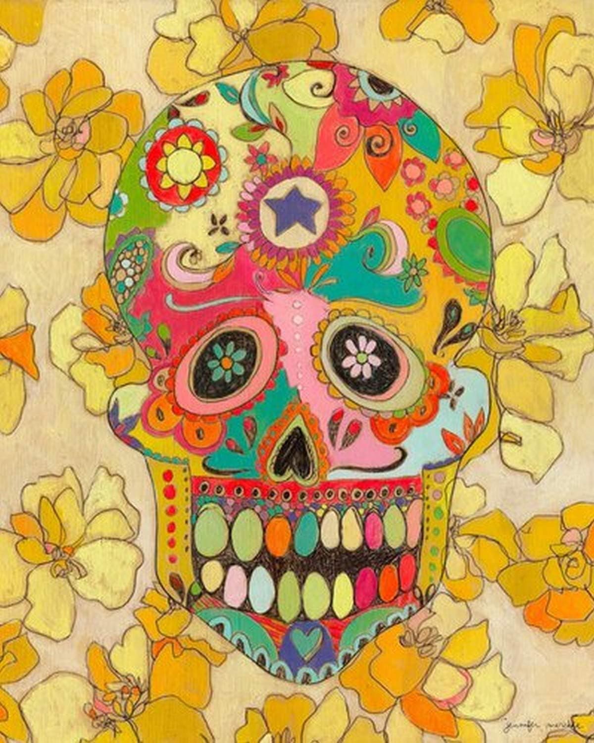 Wheatpaste Art Collective Posters That Stick Wall Decal Mariskull by Jennifer Mercede, 18 by 24-Inch