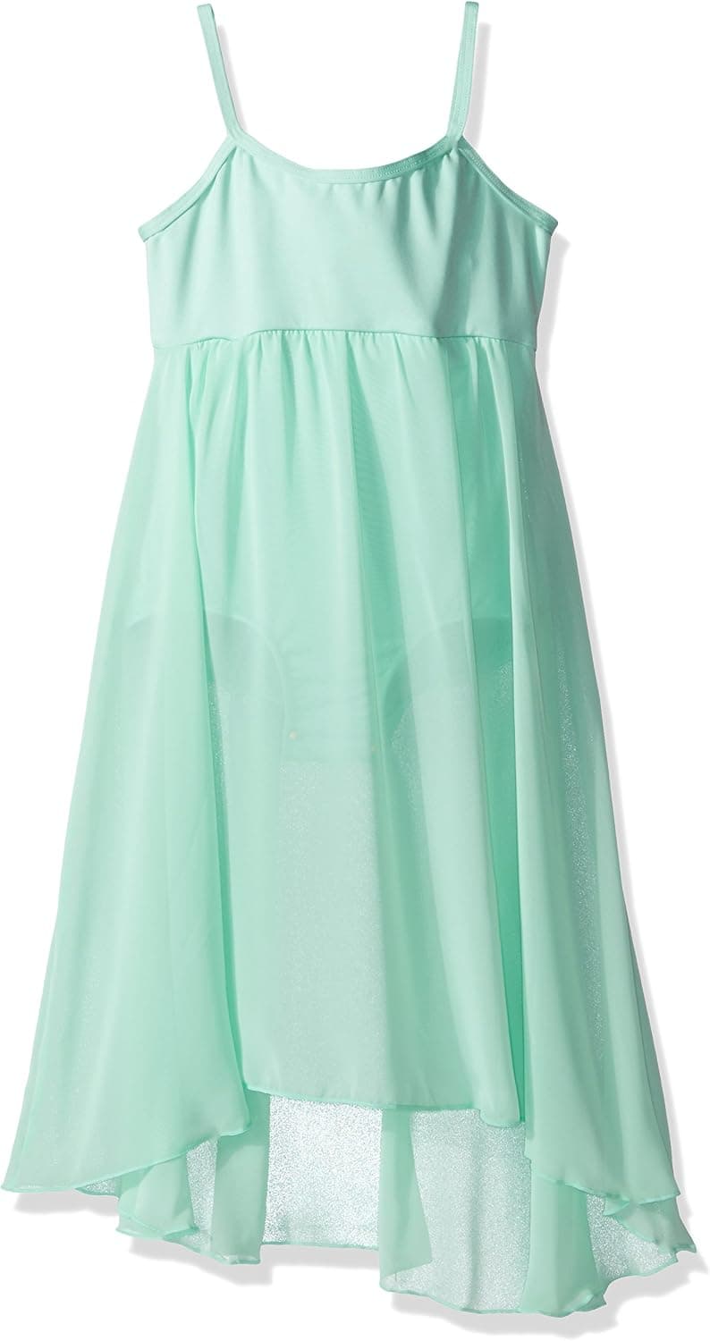 Clementine Apparel Girl's Recital Camisole Leotard Dancewear Cami Dress Ballerina Costumes