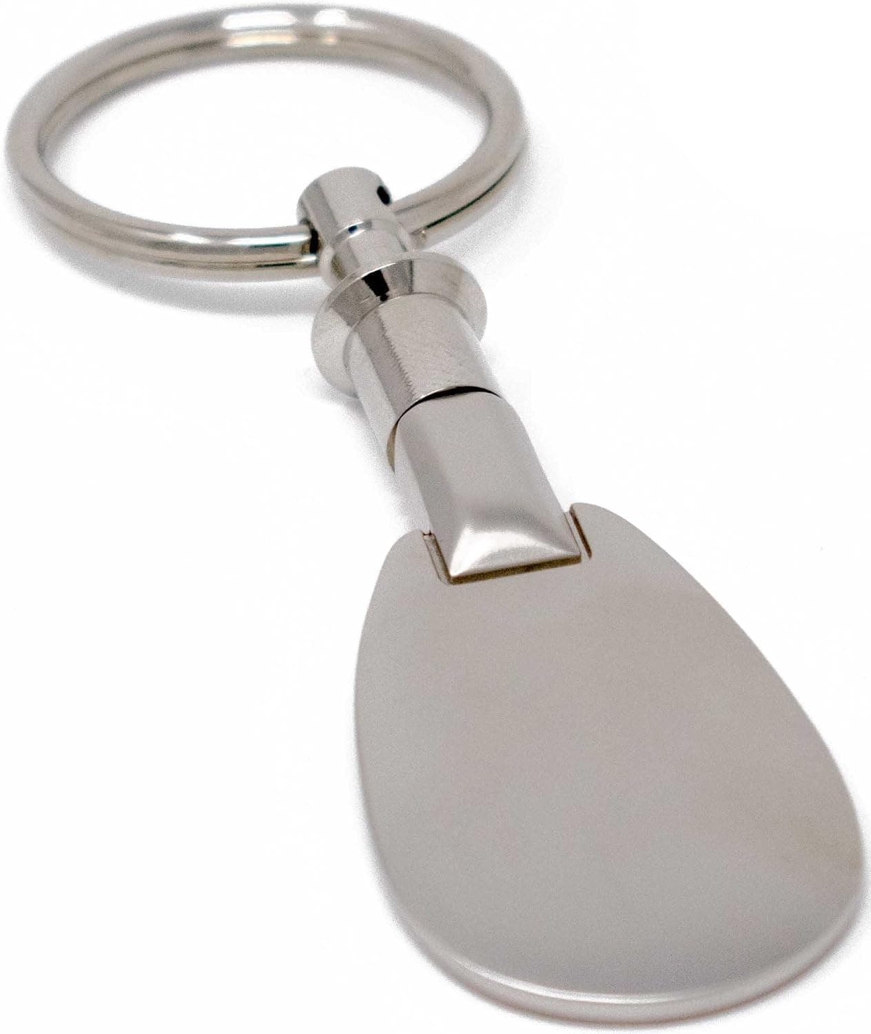 Silver Droop Quick Release, Pull Apart Valet Keychain Accessory Detachable for Convenience