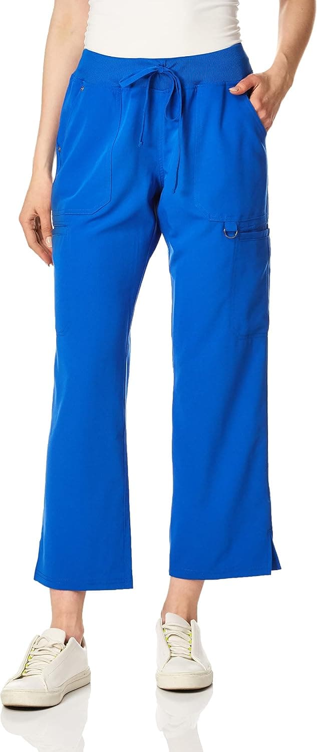 Dickies Xtreme Stretch Women Scrubs Pant Mid Rise Rib Knit Waistband DK020