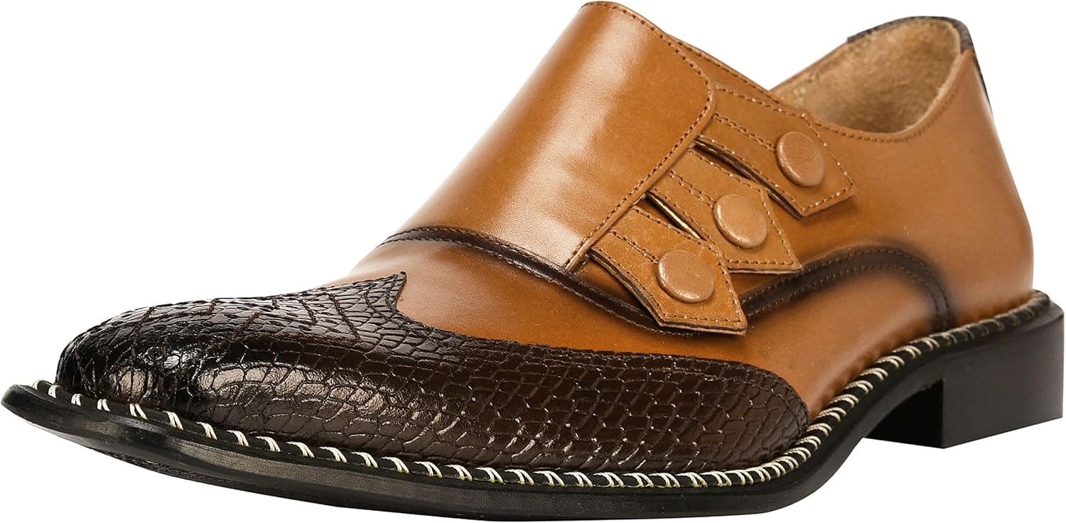 LIBERTYZENO Oxford Dress Shoes for Men Formal Business Shoes Genuine Leather