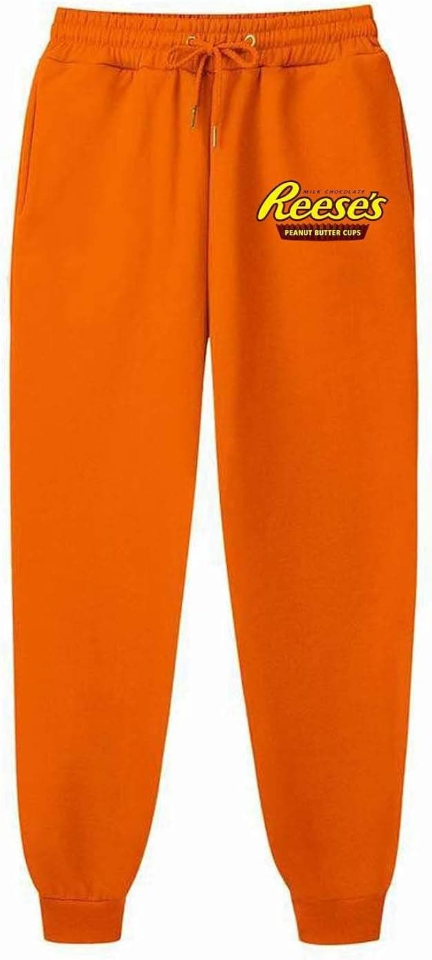 Reese-s Peanut Butter Cup Adult Men's Jogger Loose-fit Cotton Casual Slim Trousers Sweatpants