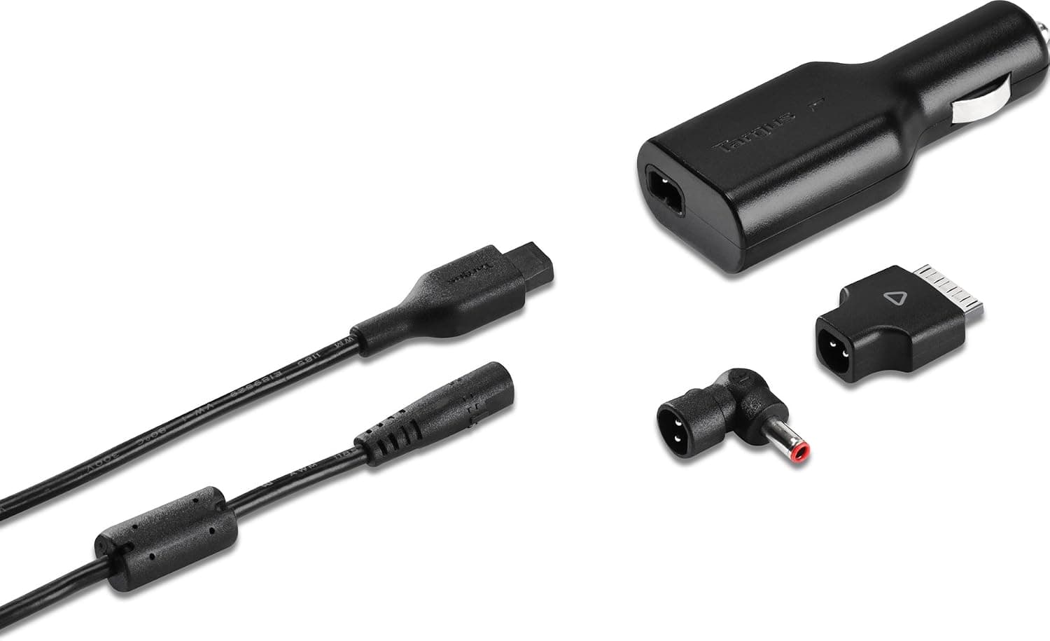 Targus 90 Watts Auto/Air Charger for Latitude, XPS Laptops, 15-24V DC (APD038US)