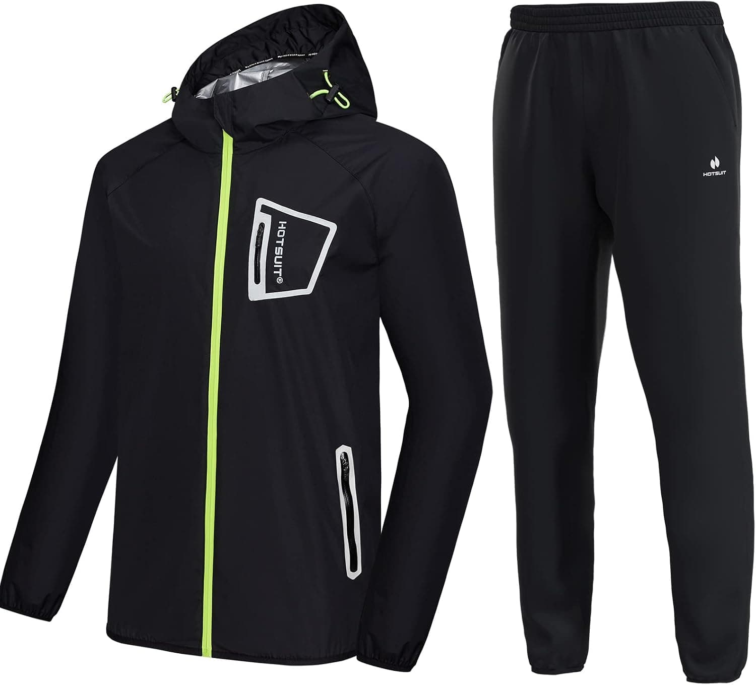 HOTSUIT Sauna Suit Men Anti Rip Boxing Sweat Suits Exercise Workout Jacket