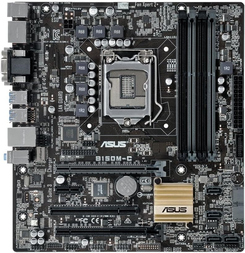 Asus Micro ATX DDR4 LGA 1151 Motherboard B150M-C/CSM