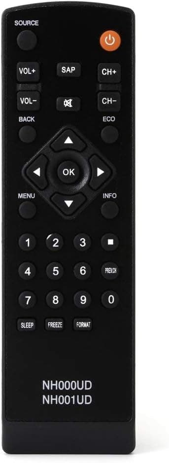 New NH000UD NH001UD Replaced Remote Control Compatible for Emerson Sylvania CLC320EM2F CLC401EM2F LC190EM1 LC190EM2 LC220EM1 LC220EM2 LC260EM1 LC260EM2