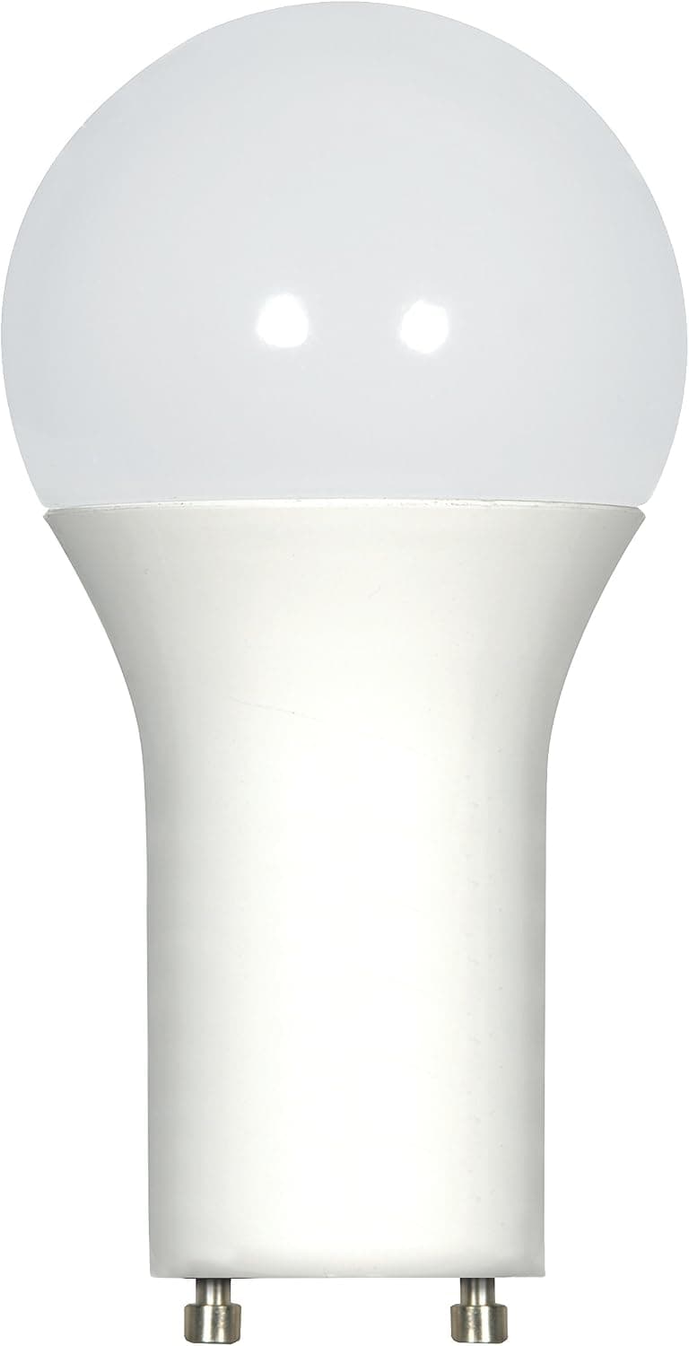 Satco S29840 GU24 Light Bulb in White Finish, 4.19 inches