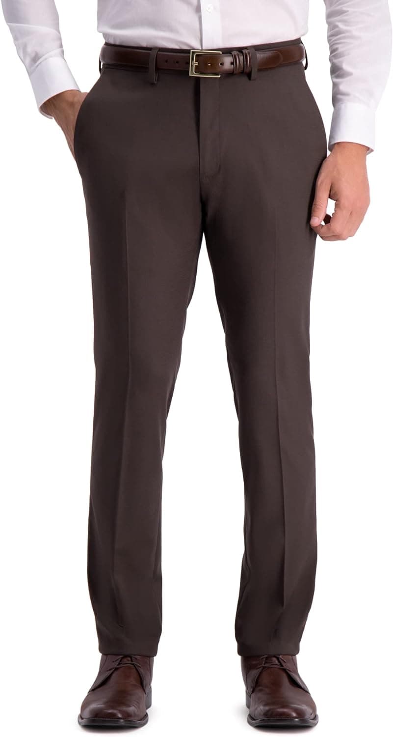 Kenneth Cole Men's Slim Fit Moisture-Wicking Dress Pant