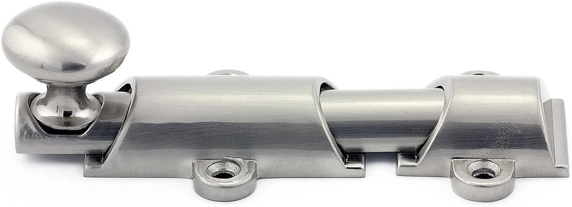 Richelieu Hardware - BP89104195 - Traditional - Metal Surface Bolt - 8910 - Brushed Nickel Finish