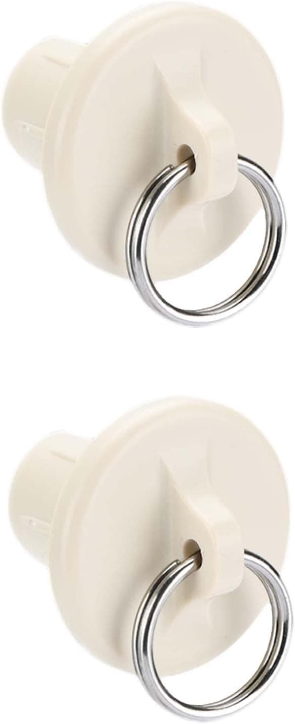 IVYSUN Outdoor Blinds Replacement Parts End Cap with Ring,Double Strength Enhancement,Weather Resistance,Compatible with Coolaroo Exterior Roller Shade(Sand,2 Pcs)
