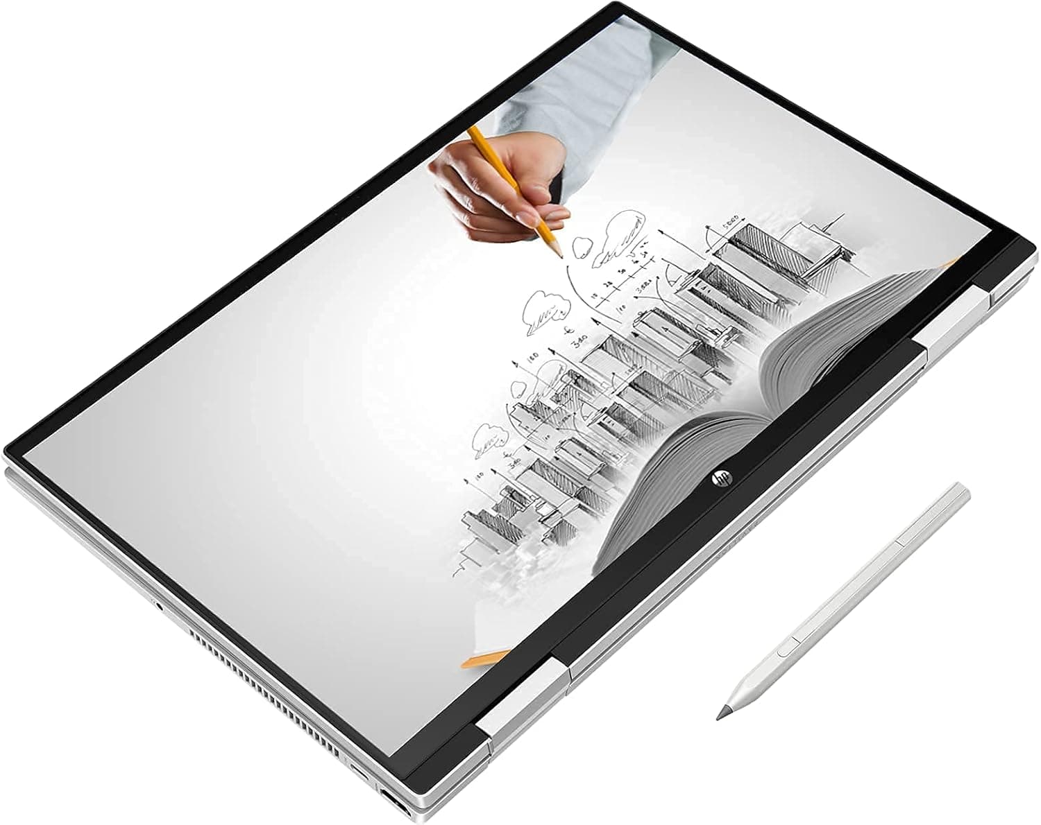 HP Pavilion x360 2-in-1 Flip Laptop, 15.6" Full HD Touchscreen, 11th Gen Intel Core i5-1135G7 Quad-Core Processor, 32GB RAM, 1TB SSD, Webcam, WiFi, Windows 10 Home, KKE Mousepad, Stylus Pen Included
