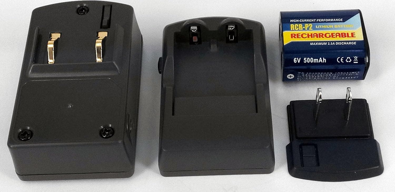 PowerSmart® Charger with RCRP2 Rechargeable Battery for Kodak K223LA, FUJIFILM CR-P2, PANASONIC 223, CR-P2, CR-P2S, CRP2P, DL223A, EL223AP, K223LA, Canon EOS 5, DURACELL DL223A, SANYO CR-P2,