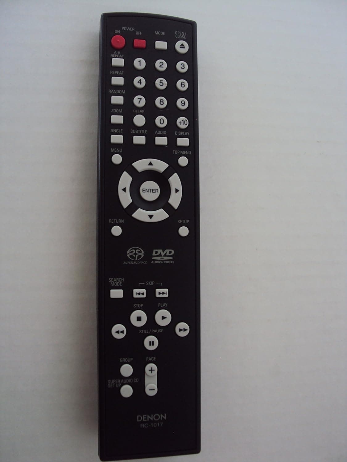 Denon Rc-1017 Audio Multi-disc Cd Remote Control Super Audio Cd