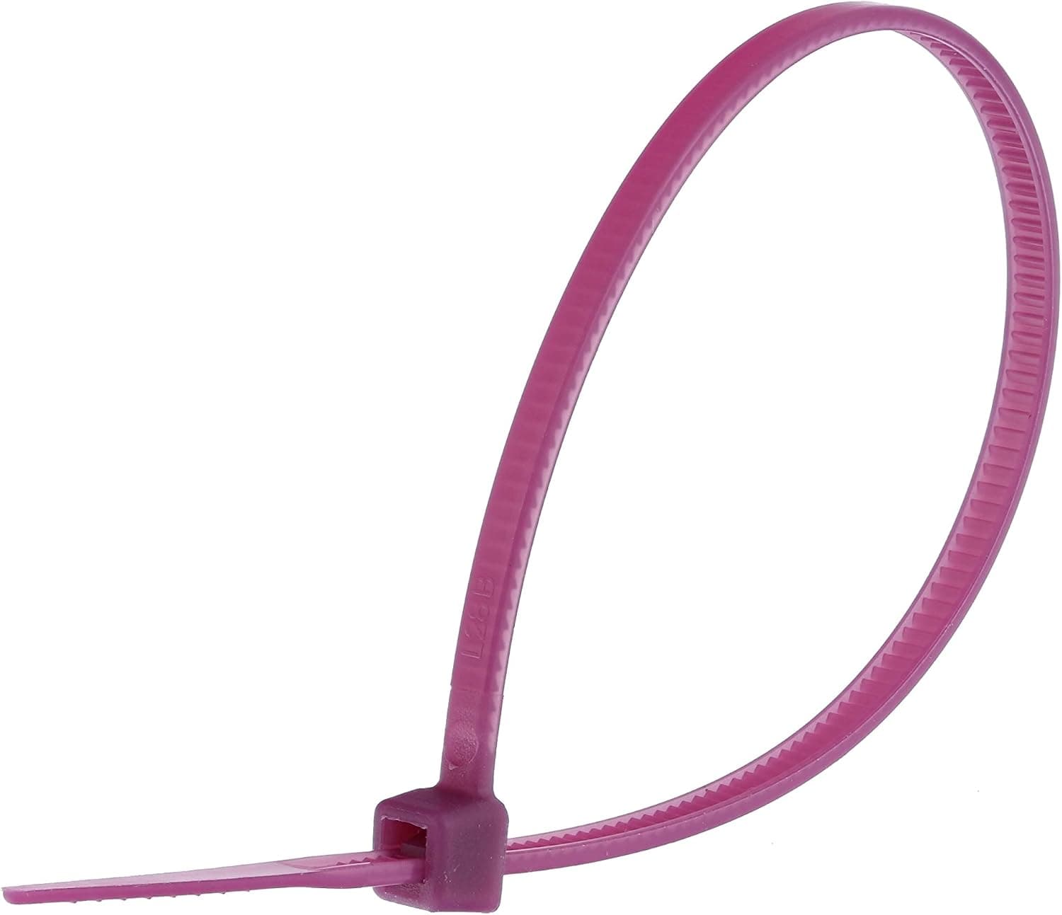 6 Inch Purple Miniature Nylon Cable Tie - 100 Pack