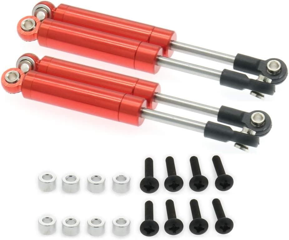 4-Pack Shock Absorber Damper Internal Spring 92mm for 1/10 Crawler Truck HSP HPI AXIAL Tamiya LOSI RC Car Metal Upgraded Parts