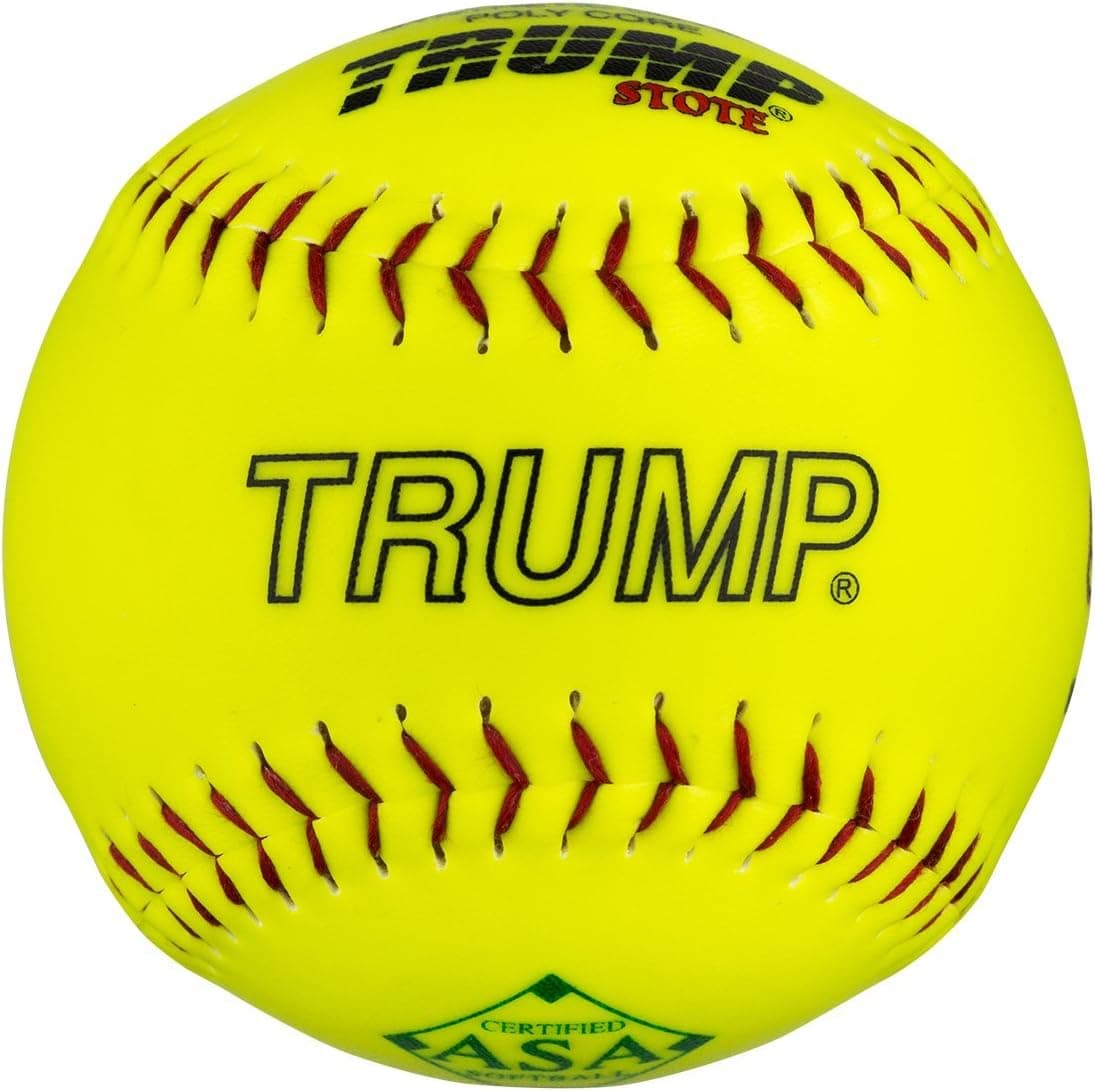 Trump Stote Half Dozen ASA 12" Softballs - 52 cor 300 Compression AK-RP-ASA-Y 6 Balls