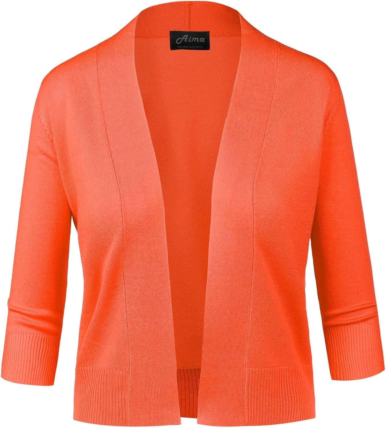 AIMA Women's Open Front Cropped Bolero Cardigan