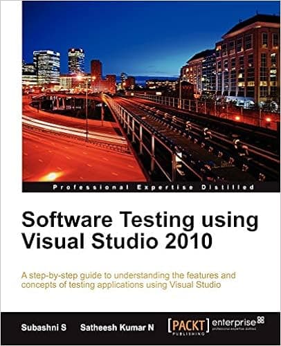 Software Testing using Visual Studio 2010