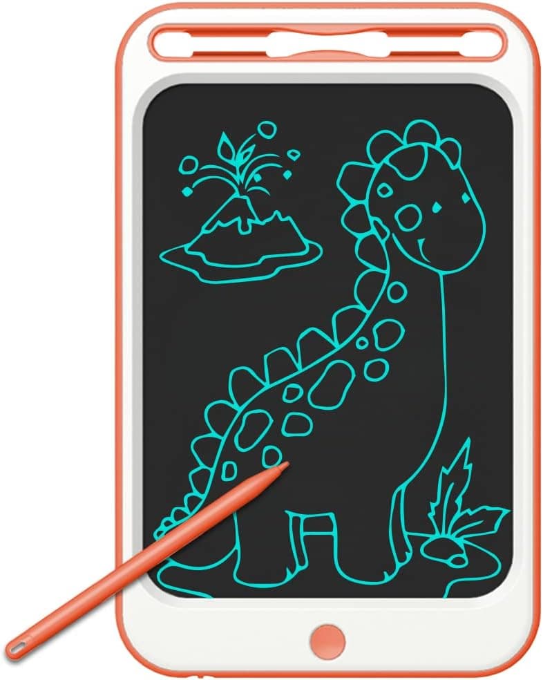 JONZOO LCD Writing Tablets, 12 inch Colorful Erasable Doodle Boards, Electronic Drawing Pads with Lock and Pen, Gift & Toy for Toddlers Over 3 Years