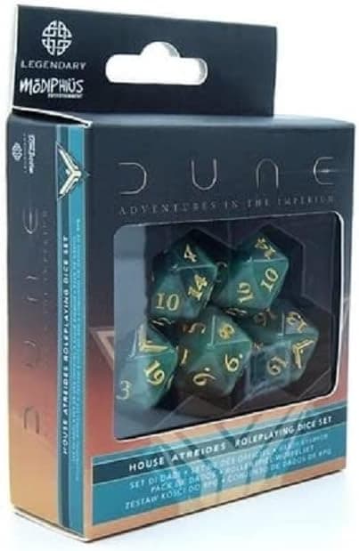Modiphius RPG Dice Set - Atreides Multicolor