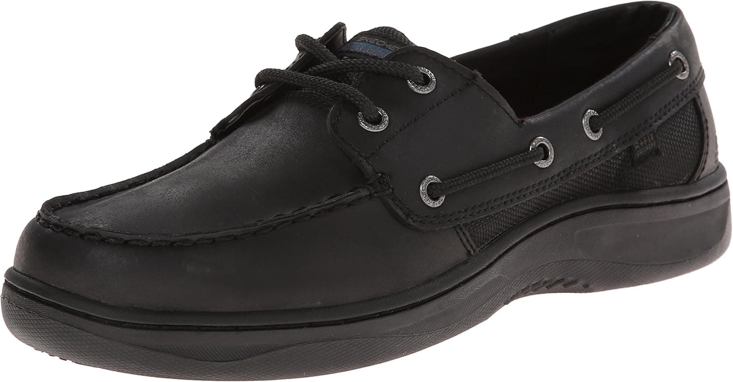 Skechers for Work Mountrek Rip Tide Relaxed Fit Work Boat Shoe