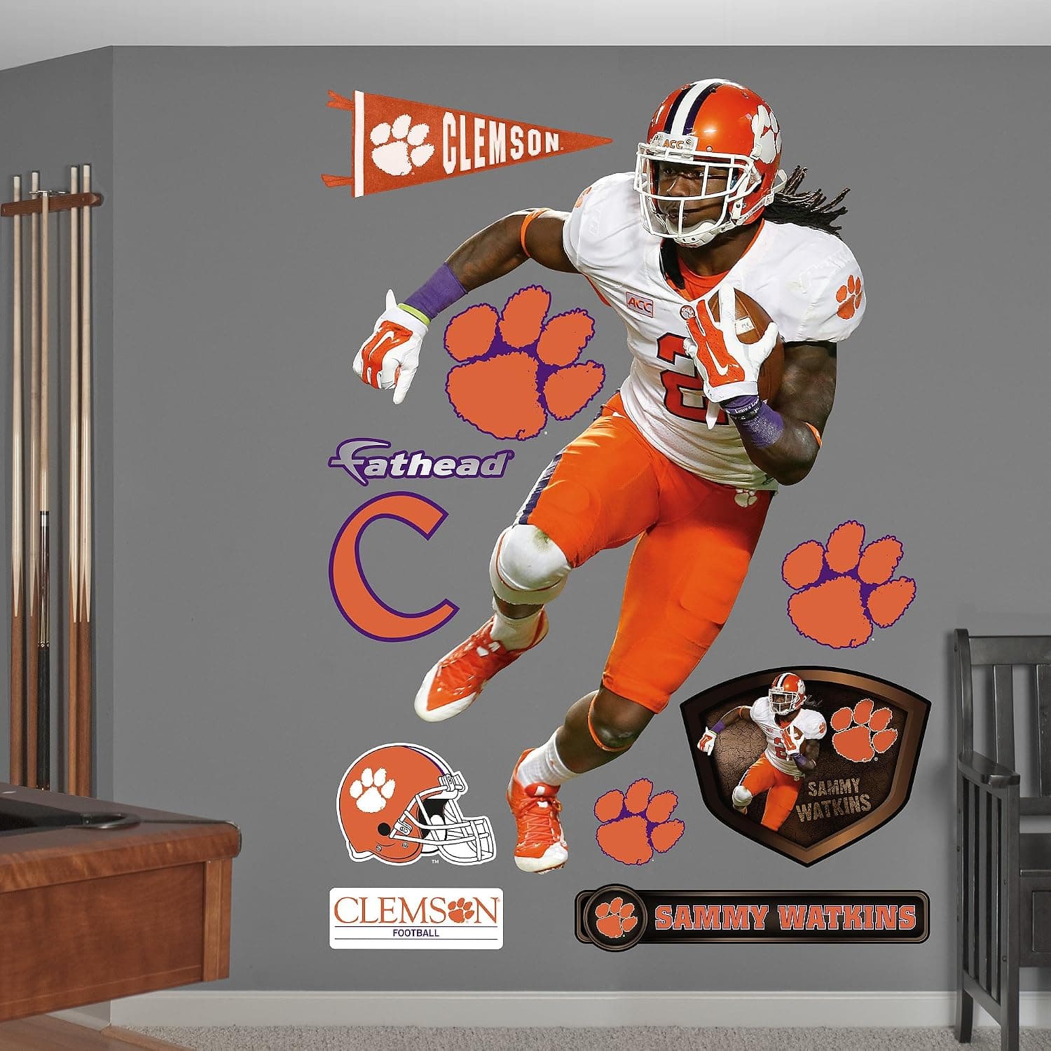 Fathead NCAA Clemson Tigers Sammy Watkins - Clemson