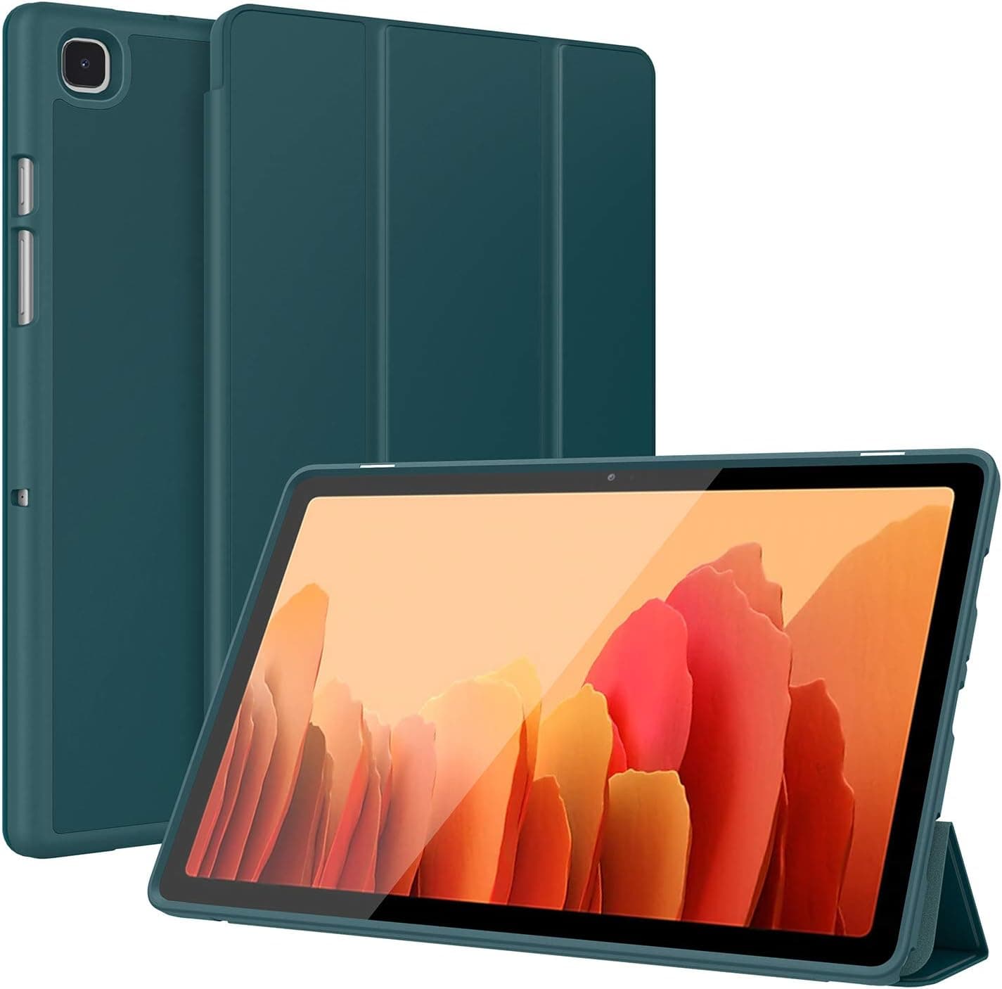 Soke Case for Samsung Galaxy Tab A7 10.4 2020,Slim Soft Silicone Tri-fold Stand Lightweight Smart Cover,Auto Sleep/Wake for Samsung Galaxy Tab A7 10.4 inch Tablet[SM-T500/T505/T507](Teal)