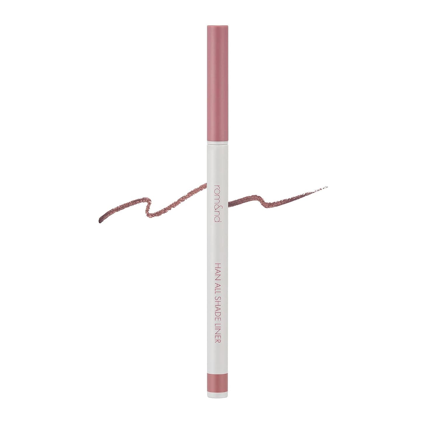 rom&nd Han All Shade Liner 04 COATED ROSY, Eye Liner Pencil, Smudge Free, Long Lasting, Highly Pigmented, Natural Shadow Color, Smooth Formula, Easy Application, Daily Eye Makeup
