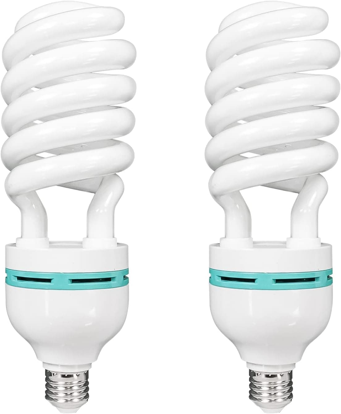 LimoStudio [2-Pack] 65W CFL, Compact Fluorescent Light Bulb, 300W Equivalent, E26, 6500K Pure White Balance Daylight for Photography Video Studio, Multi Purpose, AGG3303