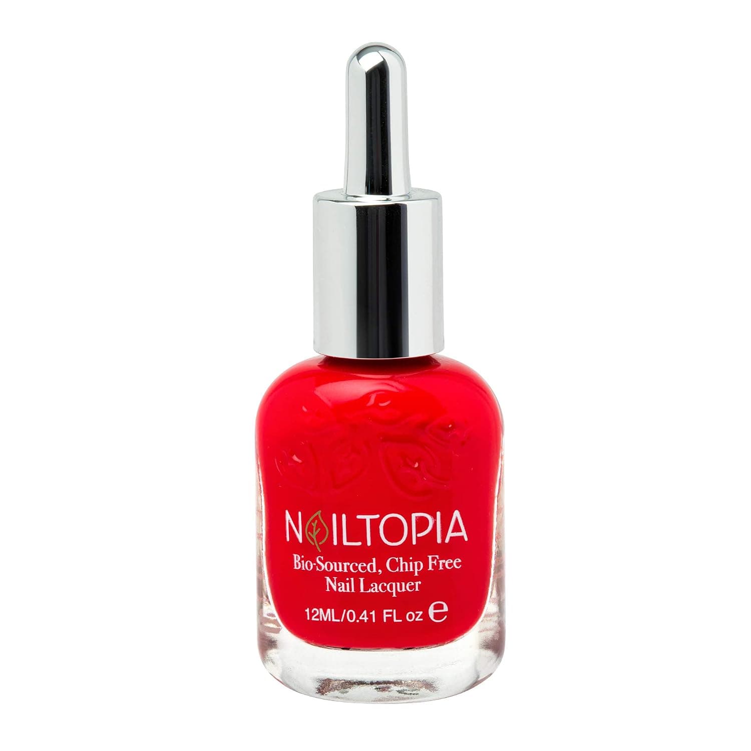Nailtopia Bio-Sourced, Chip Free Nail Lacquer - All Natural, Strengthening Biotin and Superfood-Infused Polish - Chip Resistant Formula - Quick-Dry, Long Lasting Wear - 5 Engine - 0.41 oz