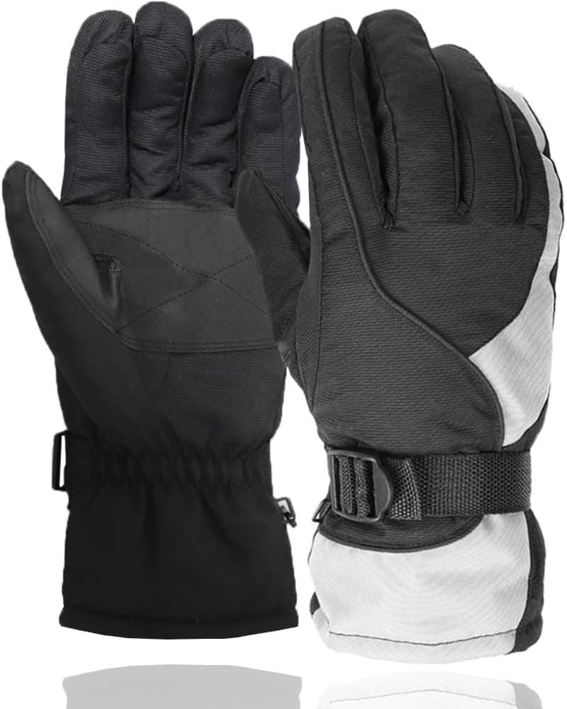 Divine Shield Winter Gloves Warm Gloves with Wrist Leashes Waterproof and Windproof Snow Gloves for Skiing, Cycling, Outdoor Sports, Men Gifts