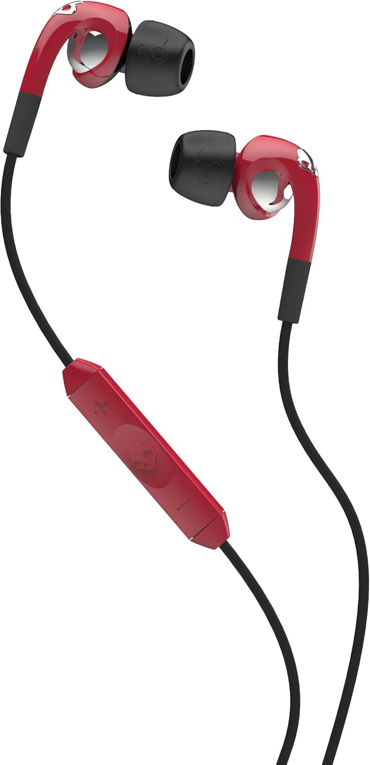 Skullcandy Fix in Ear Buds Red/Chrome w/ Mic3