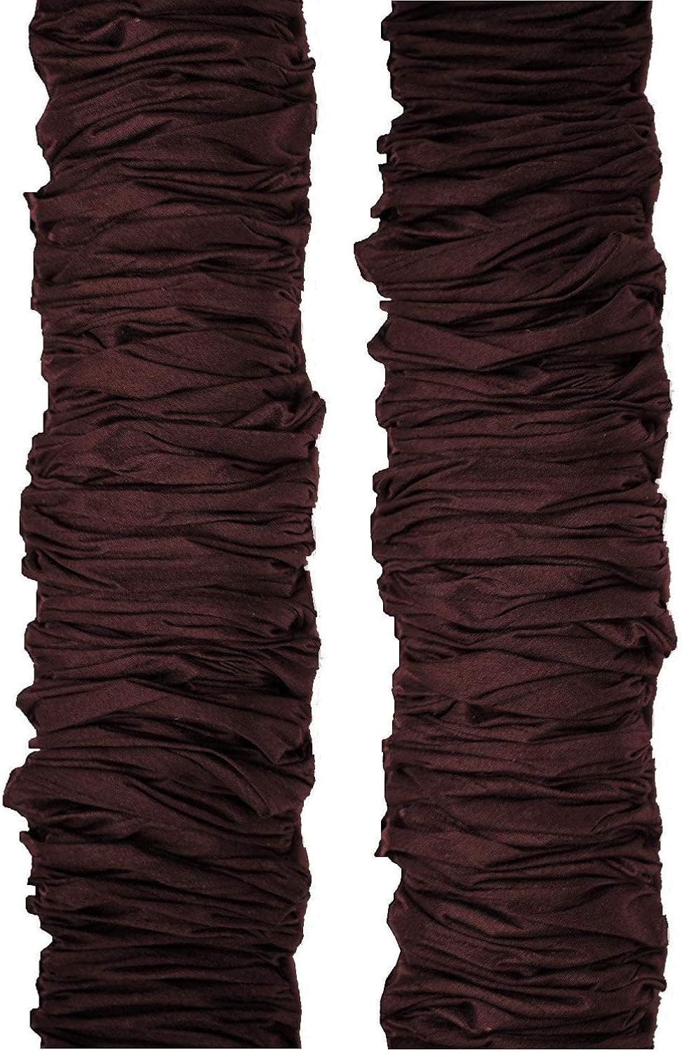 Cord & Chain Cover, 6.5 feet, 2 pack Silk-type Fabric, hook-and-loop strip close- Use for Chandelier, Lighting, Wires (Chocolate)