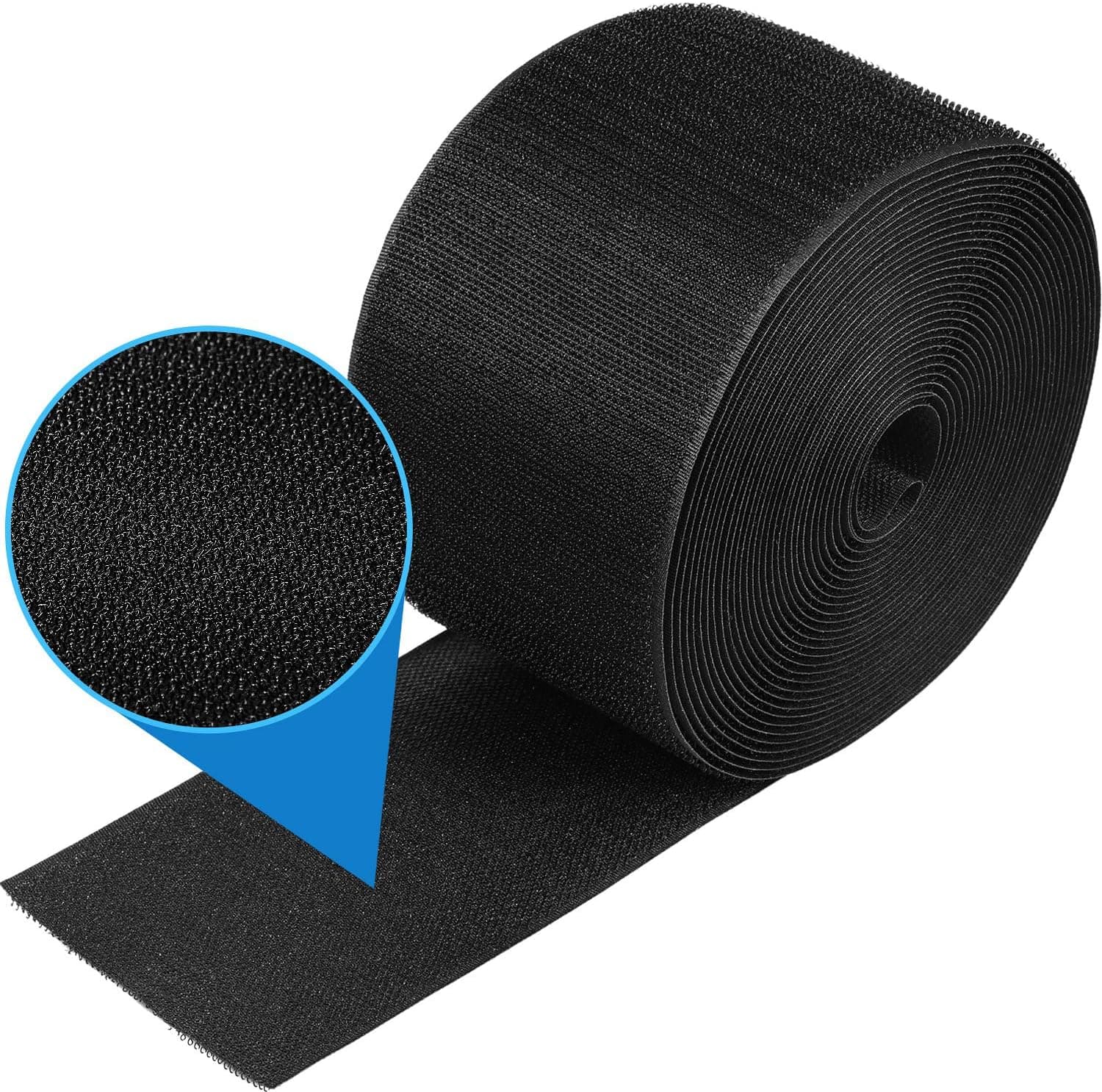 WILLBOND 1 Pcs 24 Feet in Length Black Cable Floor Strip Carpet Cord Cover Cable Protector Cable Management, Protect Cords Prevent a Trip Hazard
