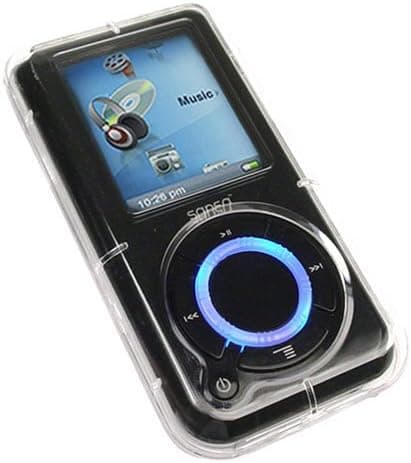 Clip-On Crystal Case w/Belt Clip for SanDisk Sansa e200 / e200R series MP3 pl...