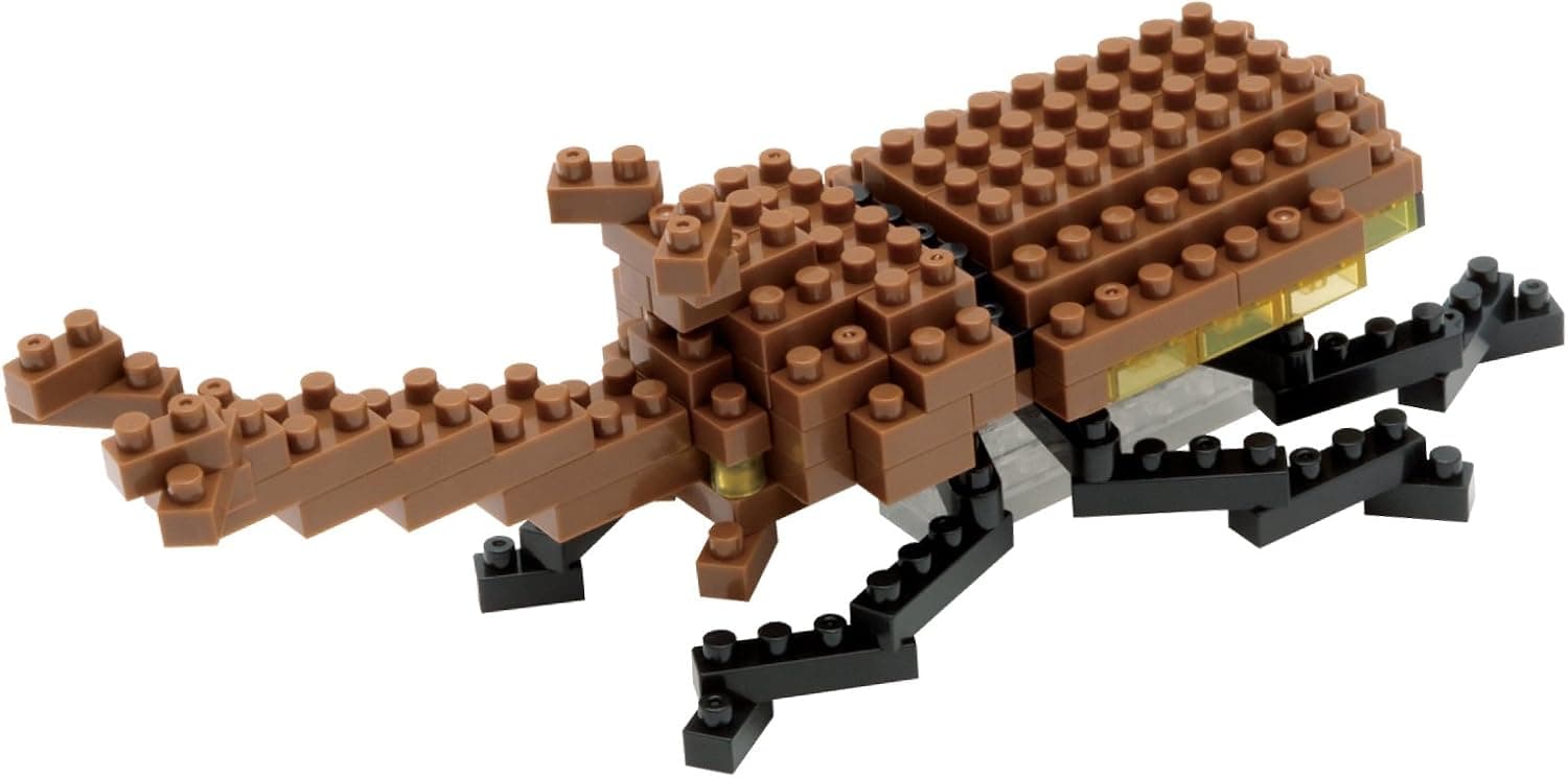 Nanoblock Rhinoceros Beetle Building Kit