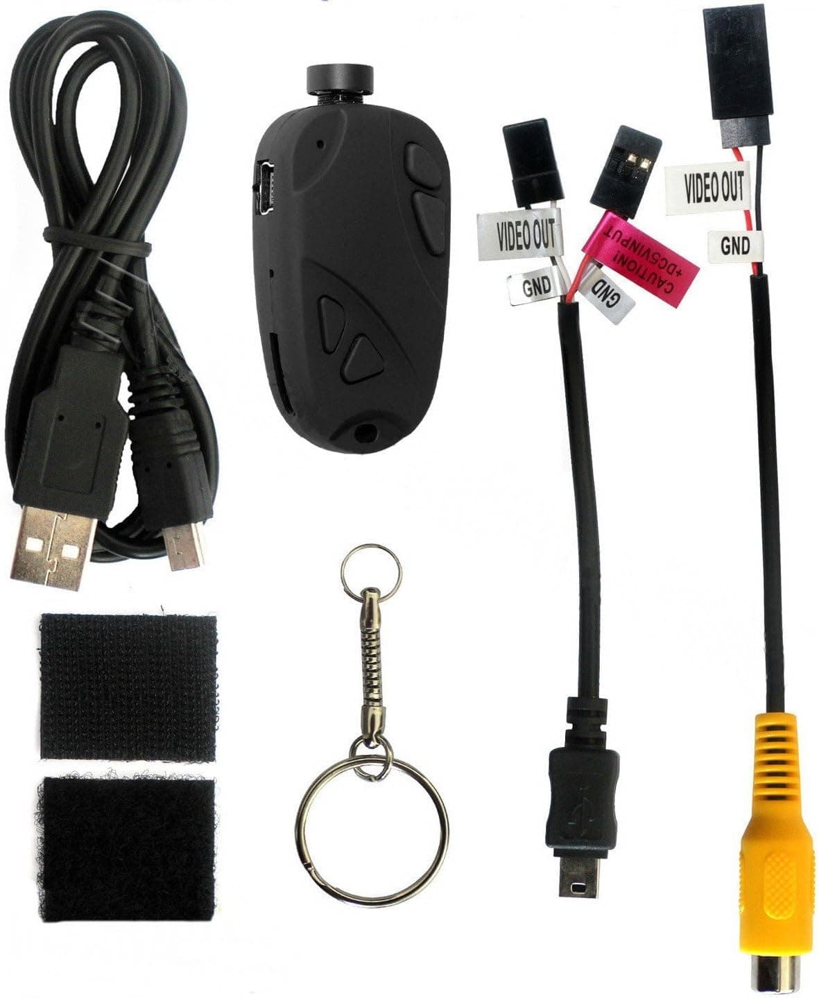 Eleaccsto88 Mini DVR 808 #16 V2 Lens D 120° Angle Car Keychain Camera Hd 720p Camcorder