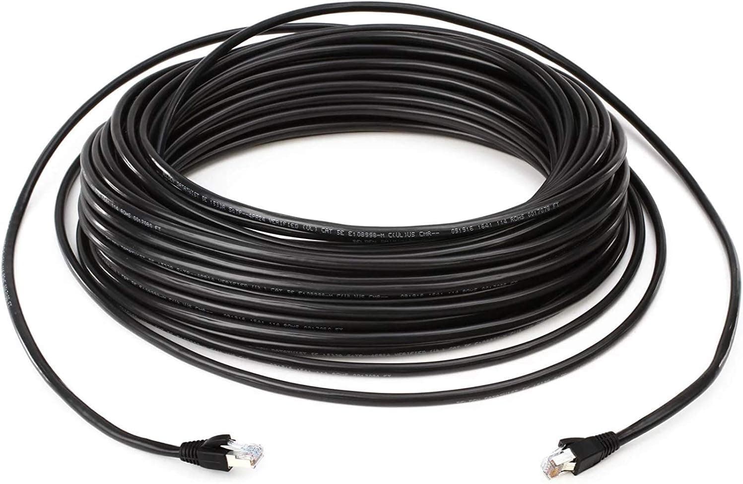 GW Security 2 Pack of 200 Feet Premade All-in-One Siamese CCTV Security Camera Video & Power BNC Cable for Surveillance System
