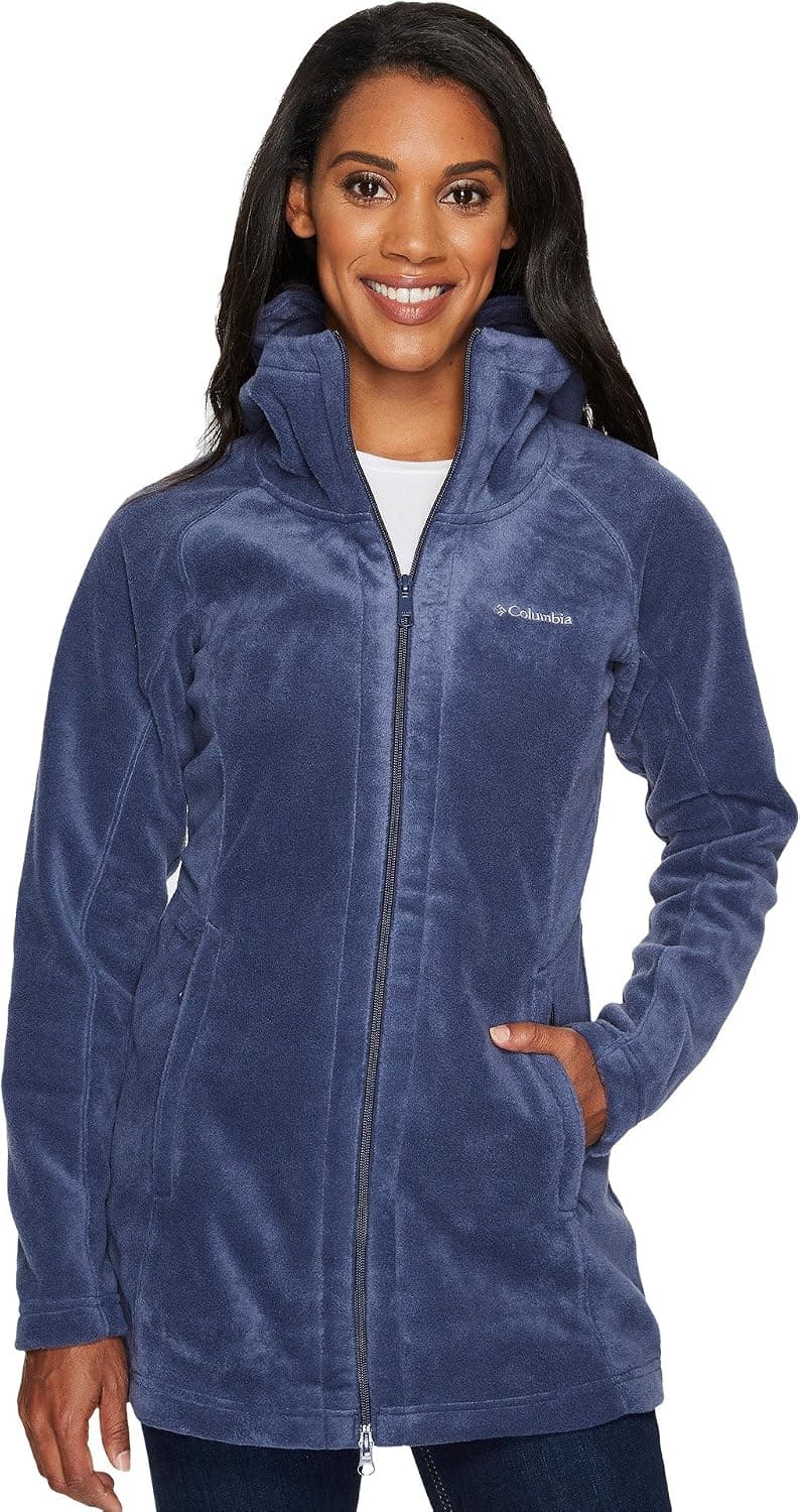 Columbia Women's Benton Springs II Long Hoodie, Nocturnal, XL